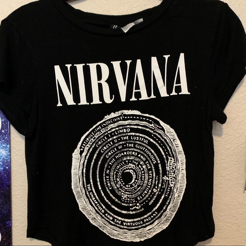 Nirvana crop top!!